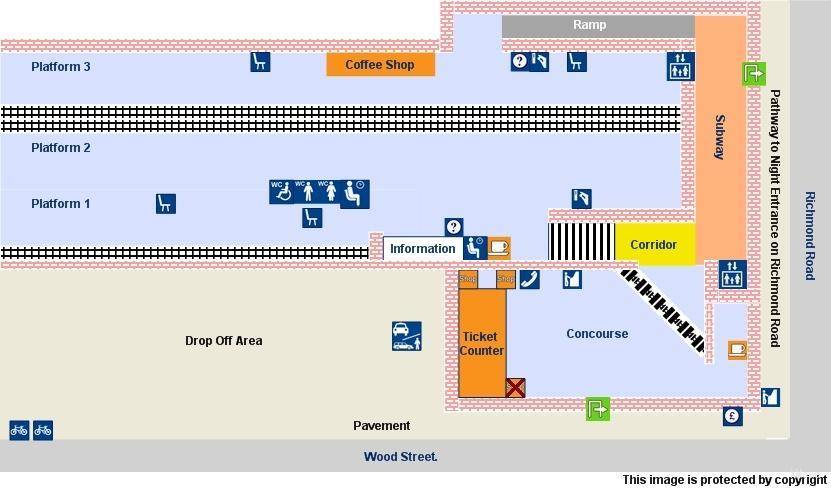 platform map