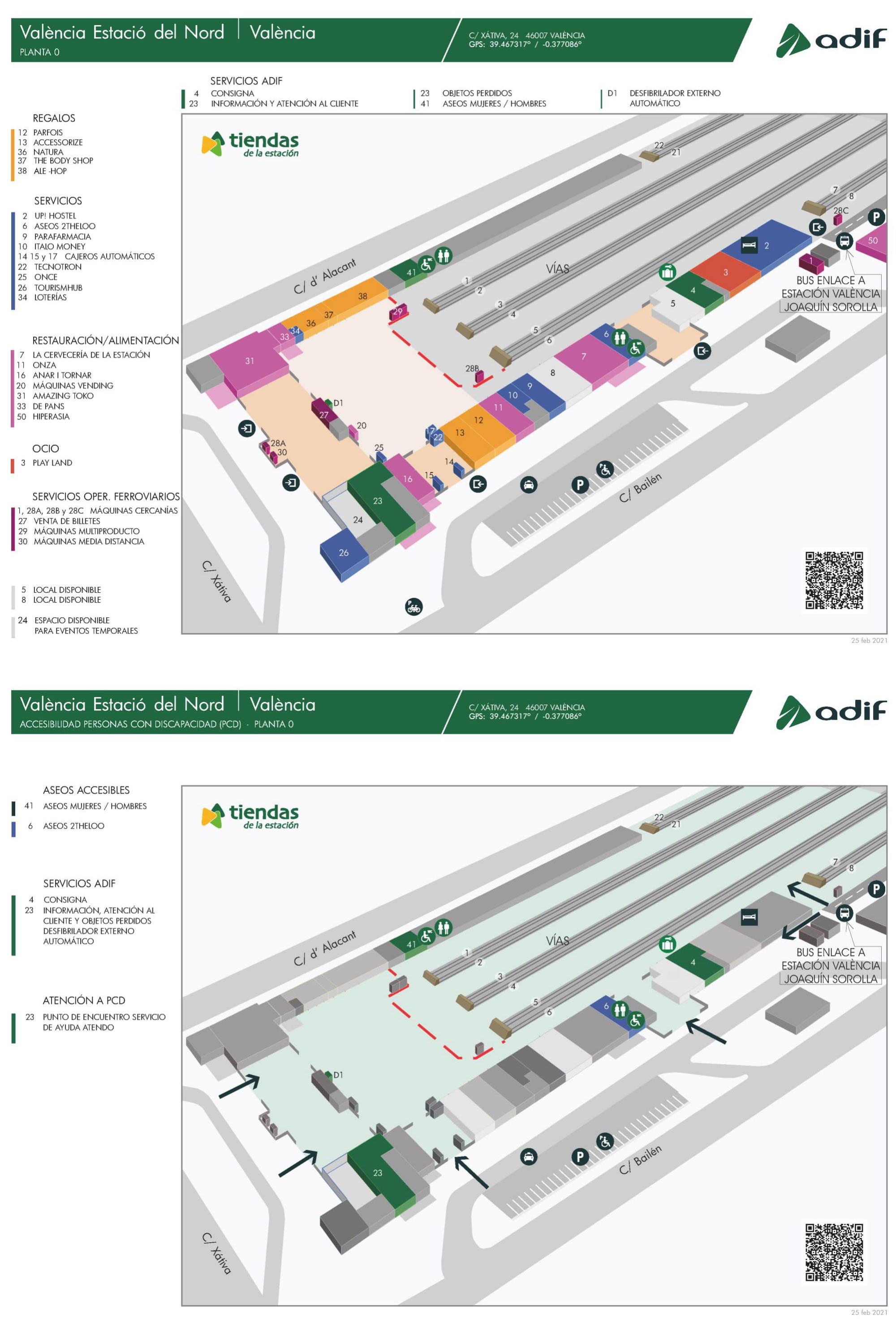 platform map