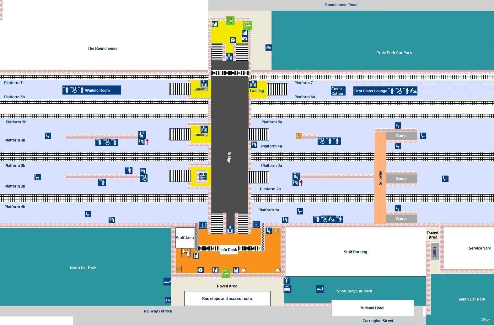 platform map