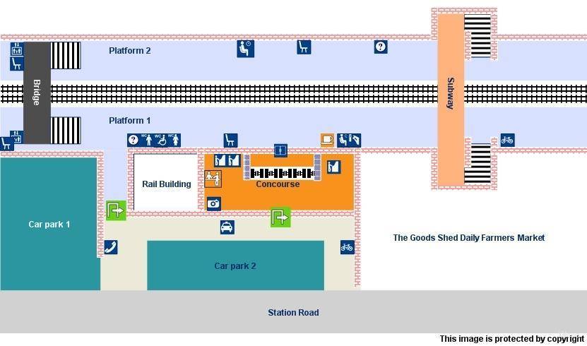 platform map