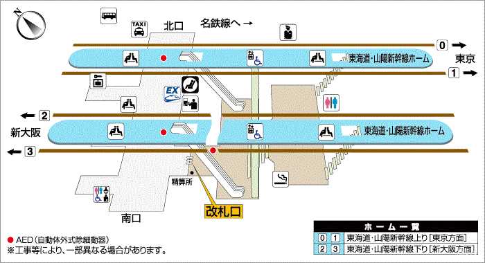 platform map