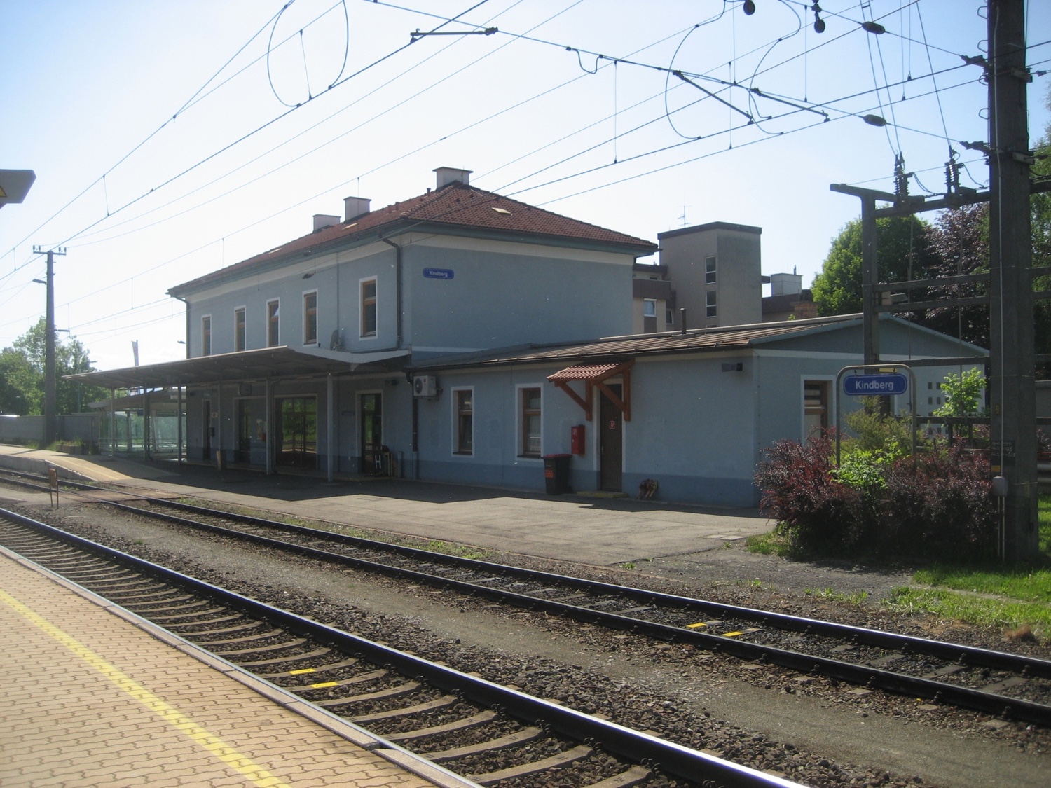Kindberg Bahnhof_track_side