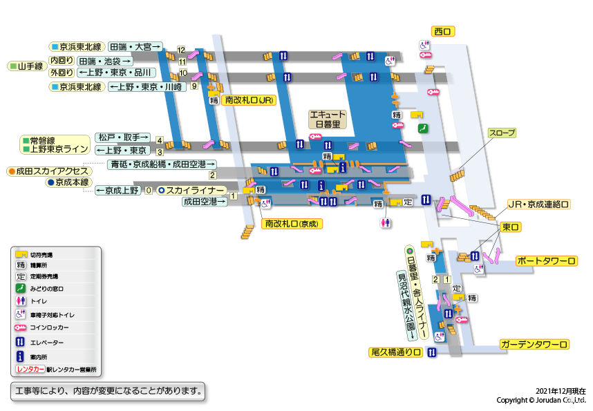 platform map
