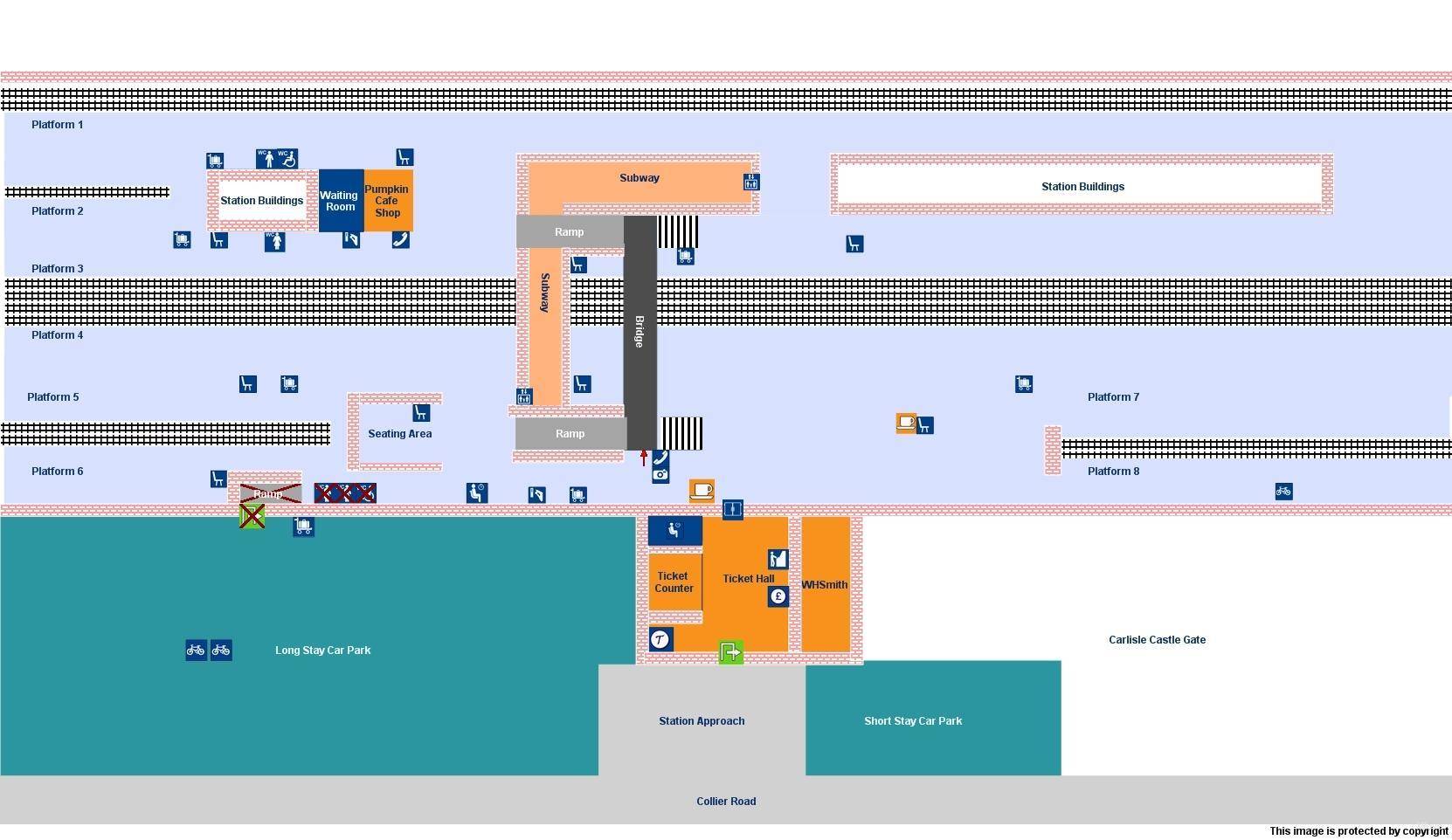 platform map