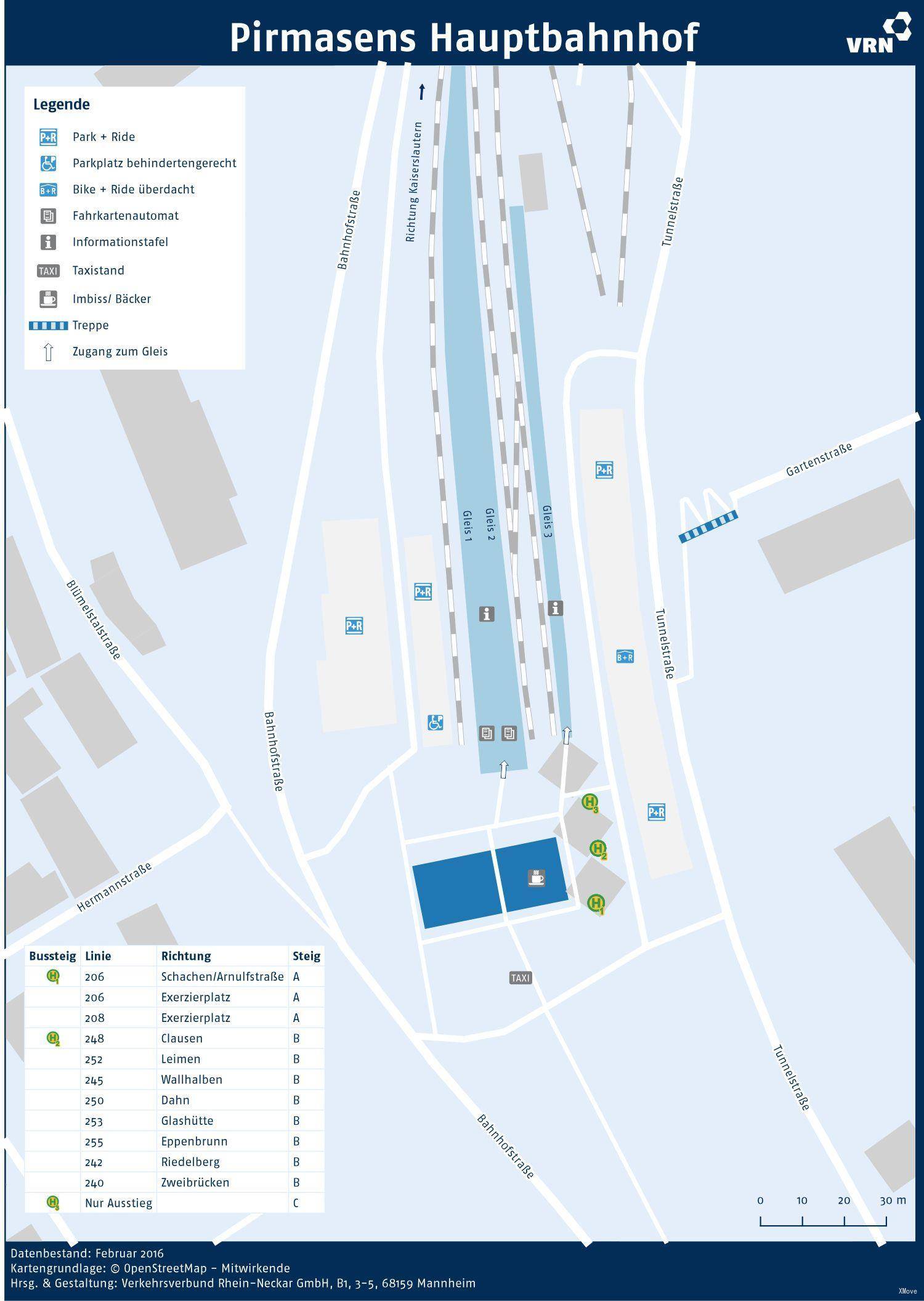 platform map