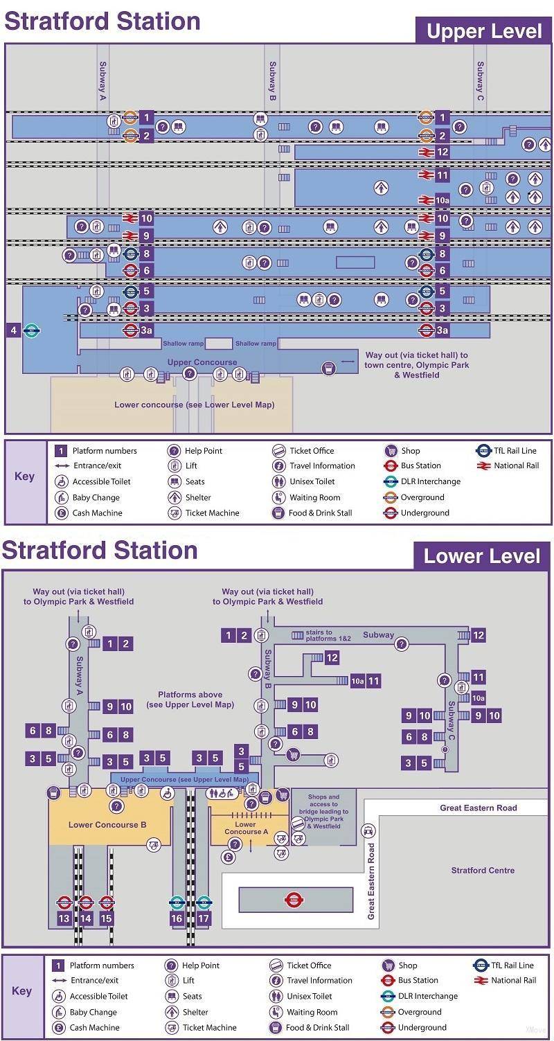 platform map