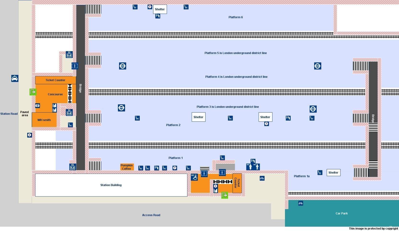 platform map