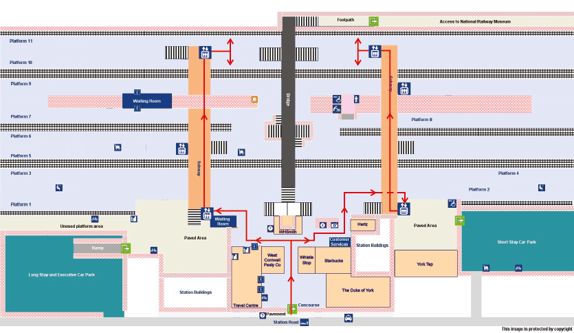 platform map