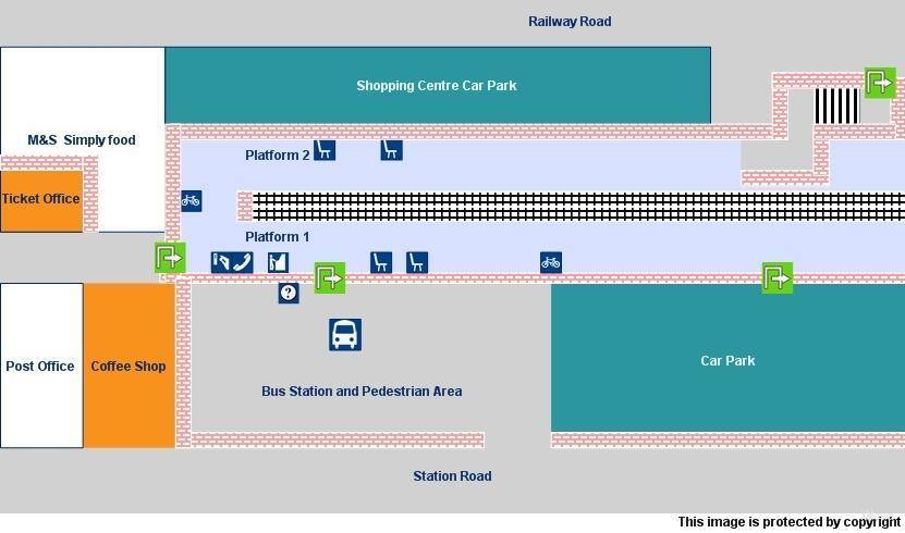 platform map