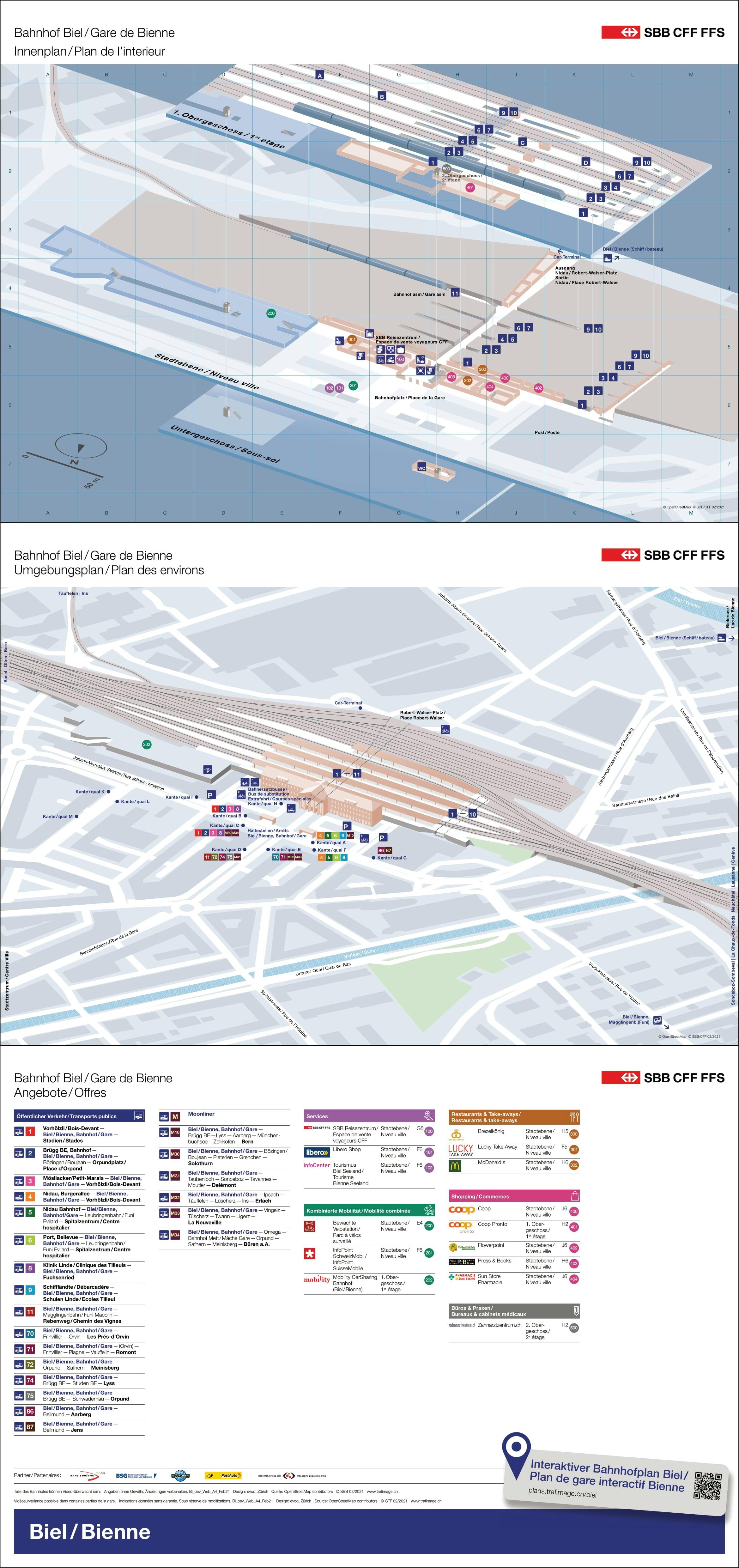 platform map