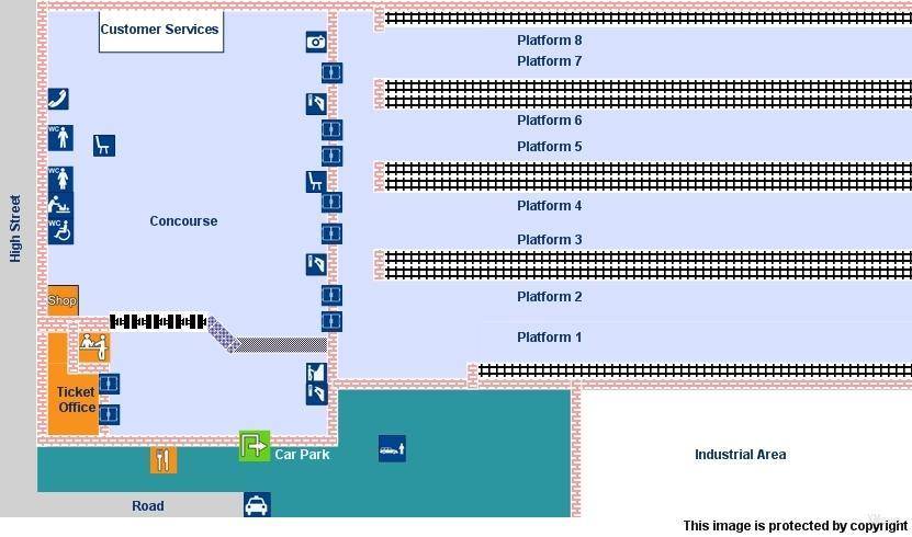 platform map