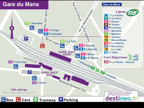 platform map