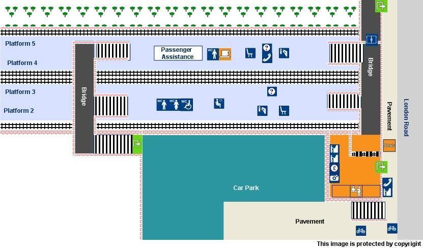 platform map
