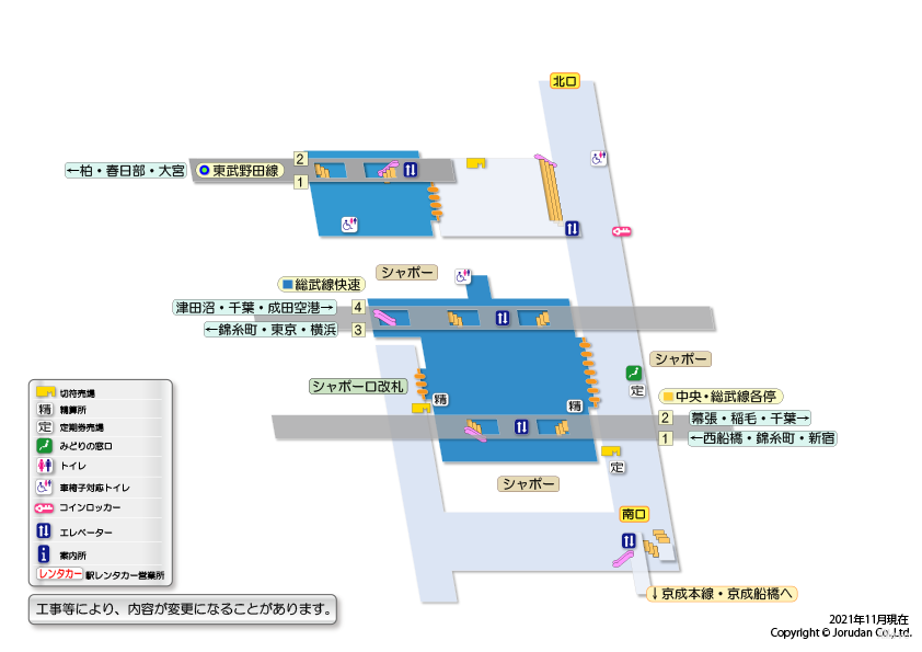 platform map