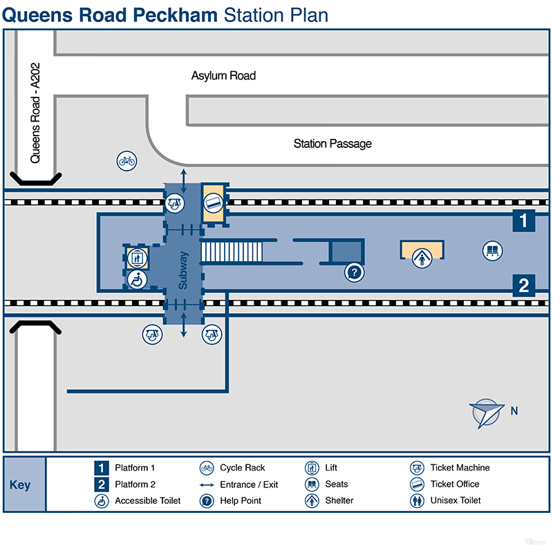 platform map