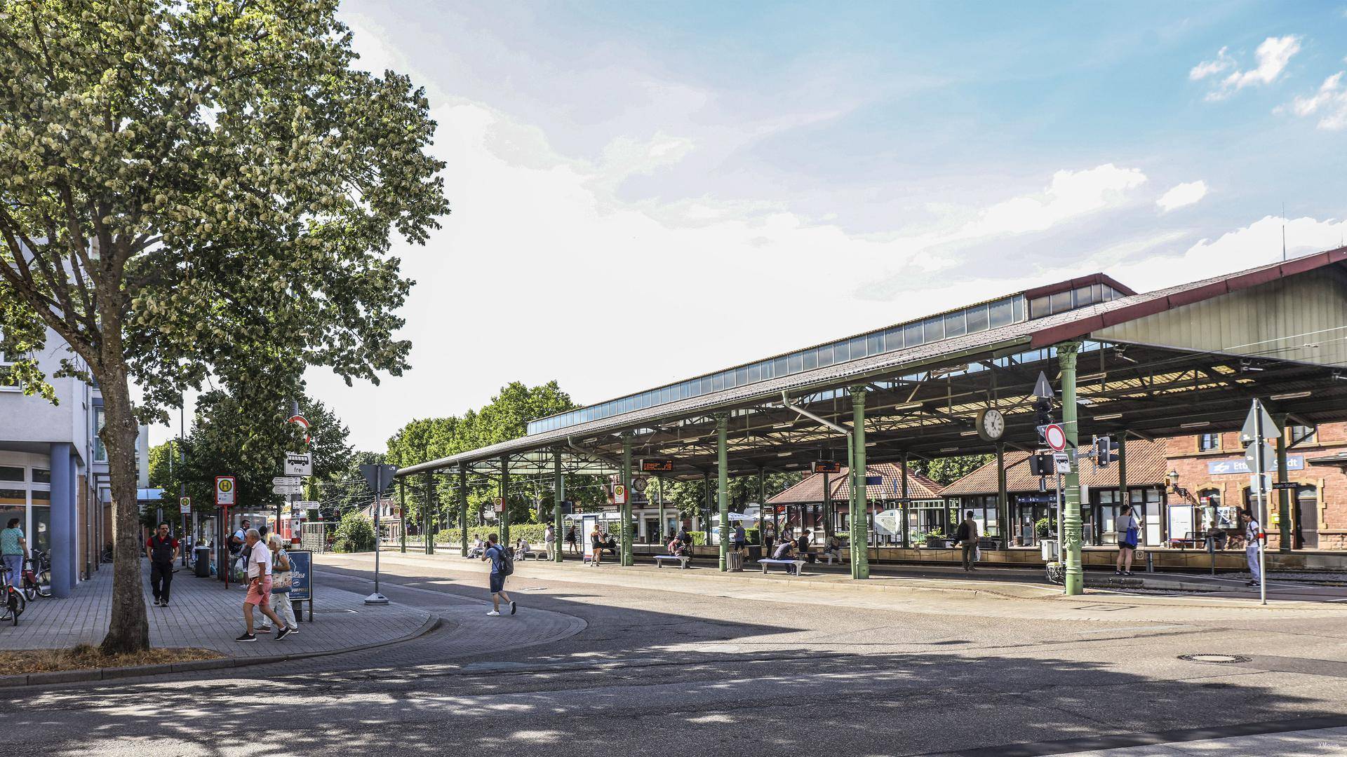 station building photo