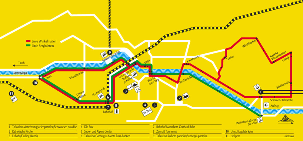 platform map