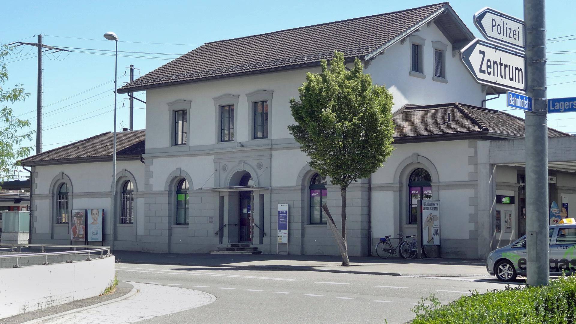 station building photo