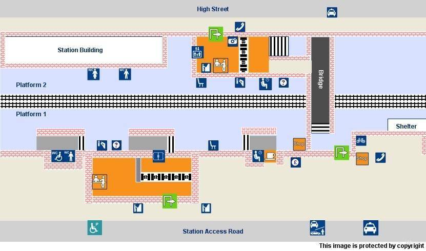 platform map