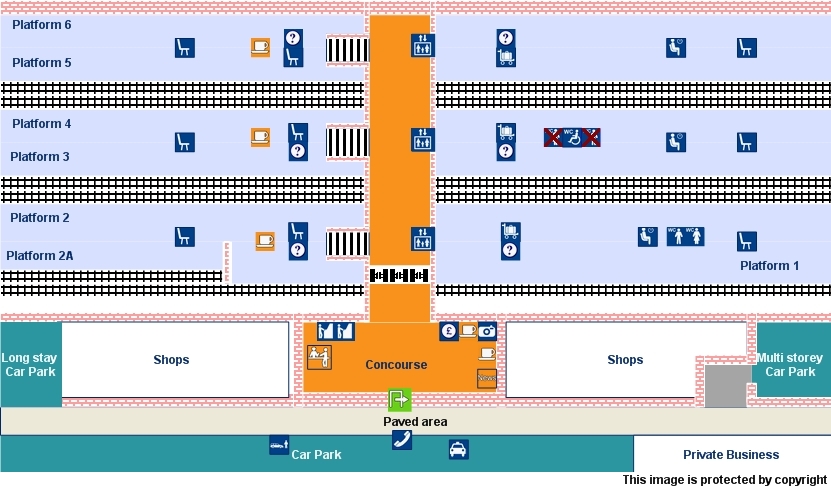 platform map