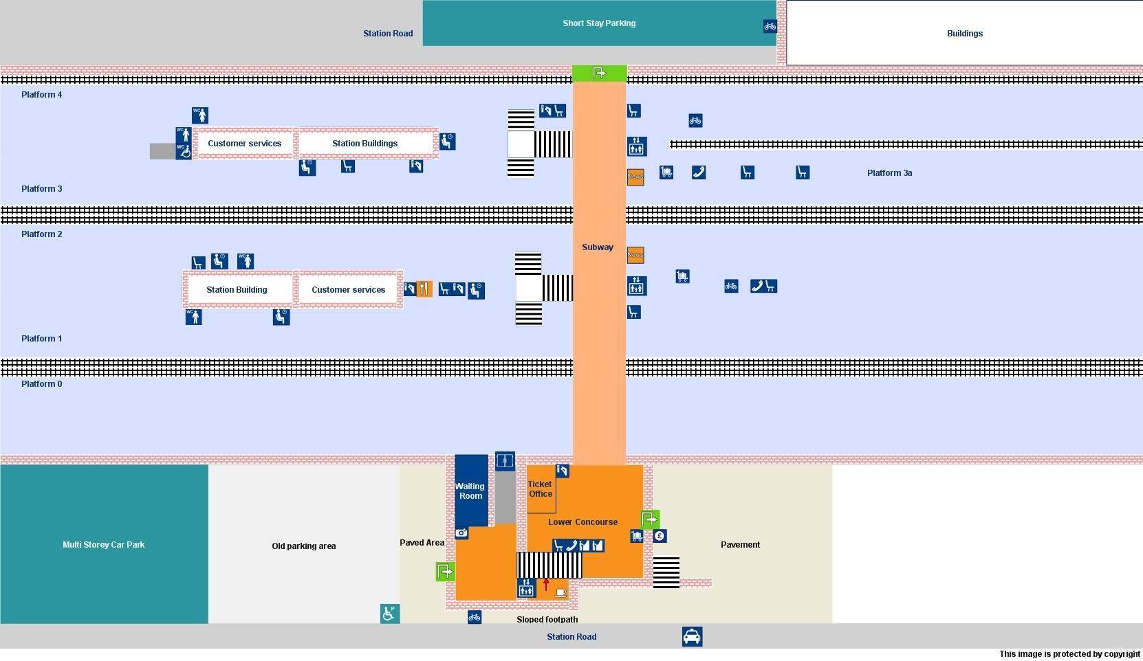 platform map