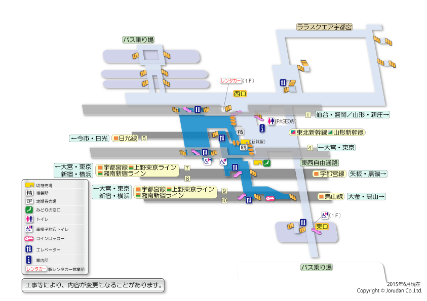 platform map