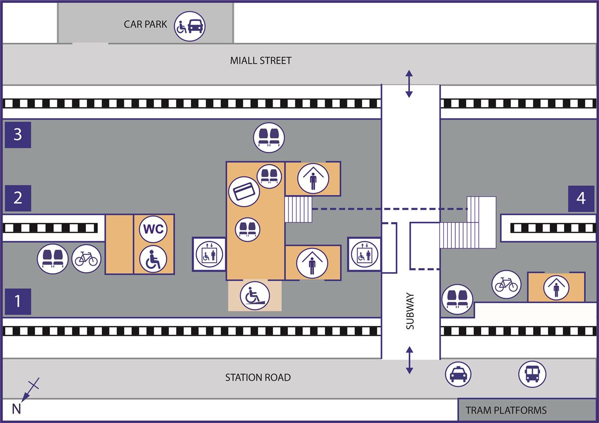 platform map