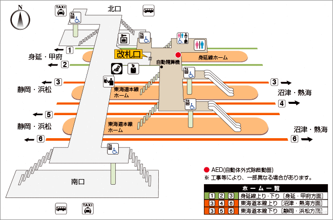 platform map