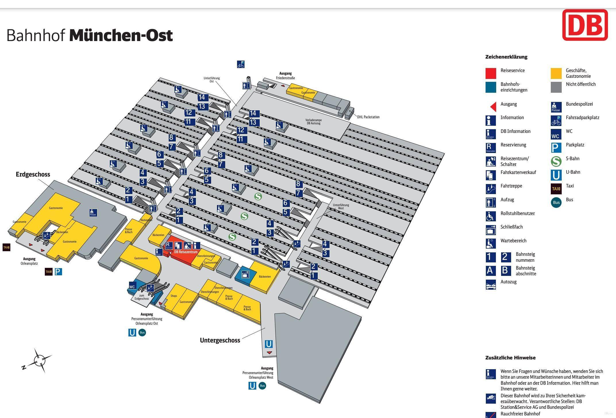 Munich East Tickets Map Live Departure How To Routes G2rail