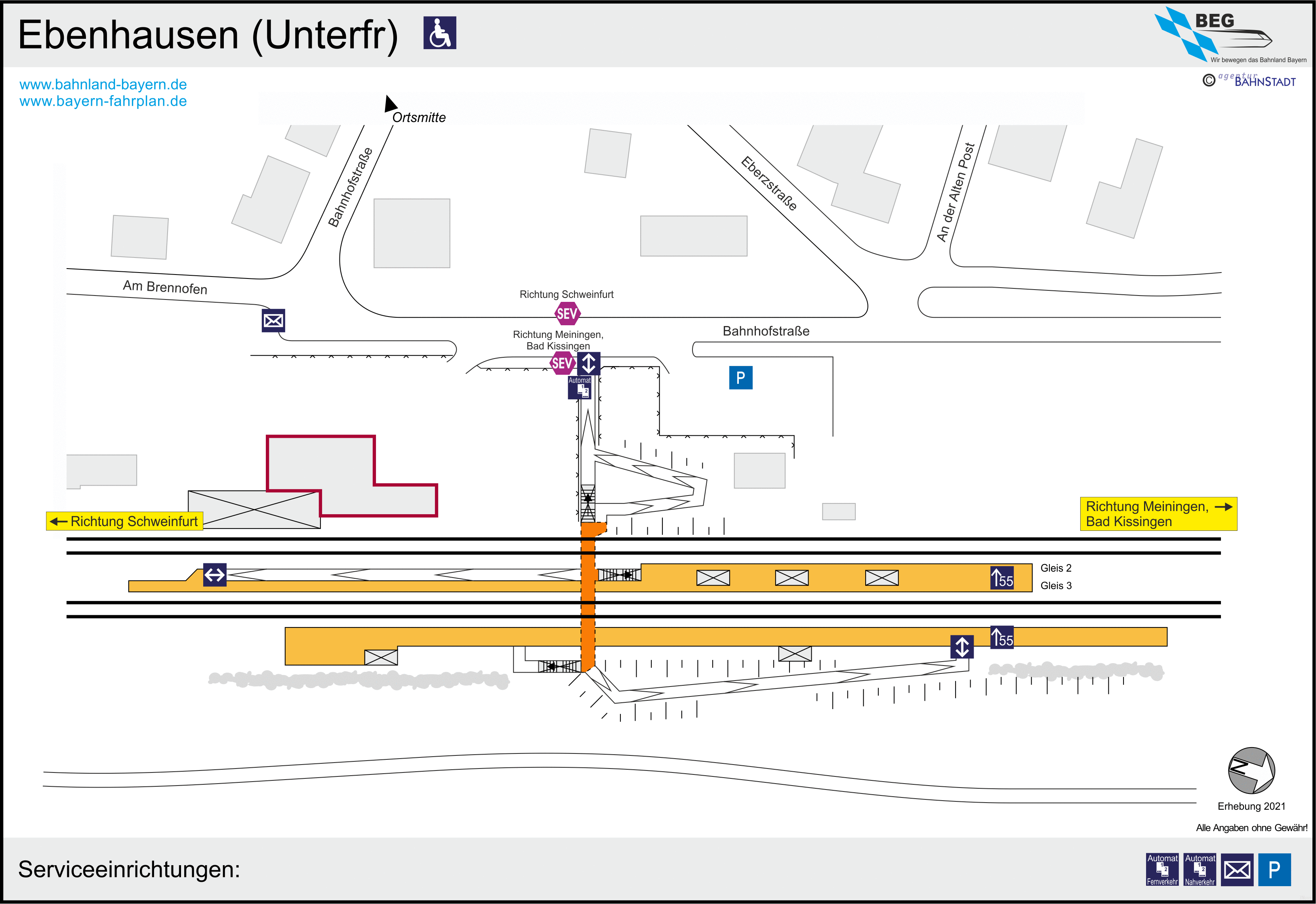 platform map