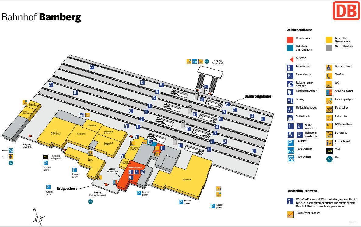 バンベルク：チケット、地図、出発到着情報、ガイド、路線 G2rail