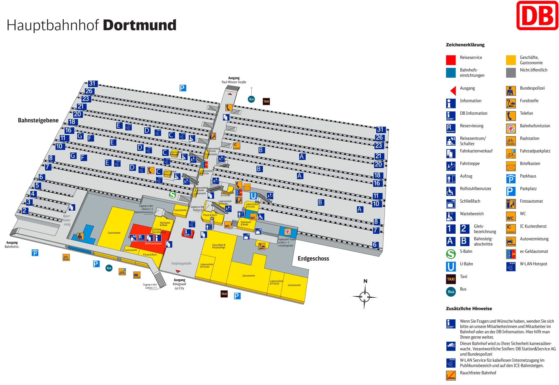 platform map