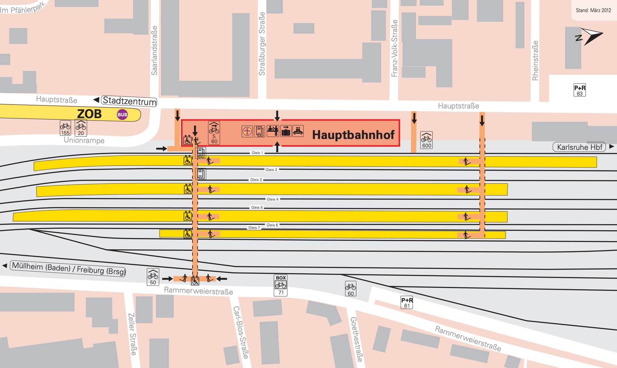 platform map