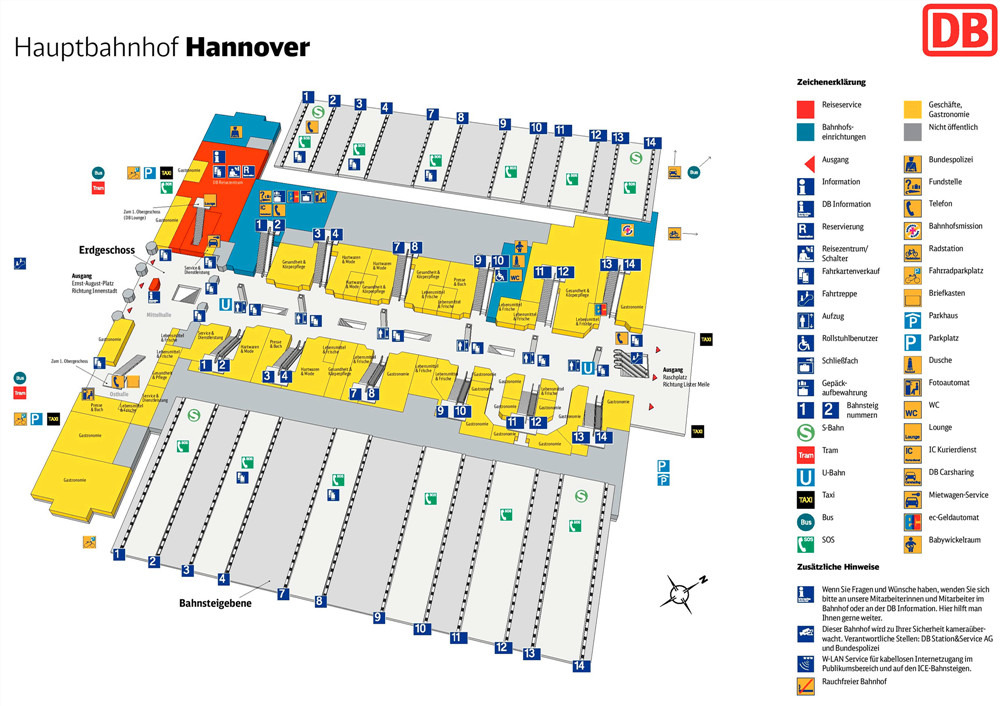 platform map