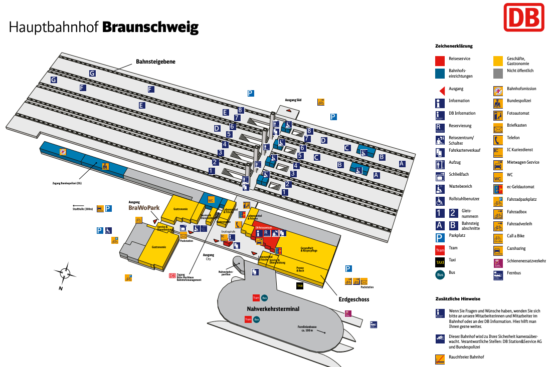 platform map