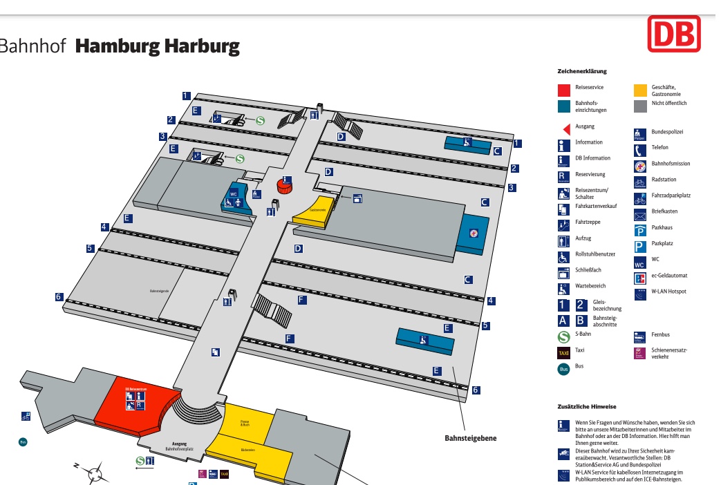platform map