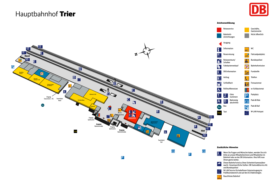 platform map