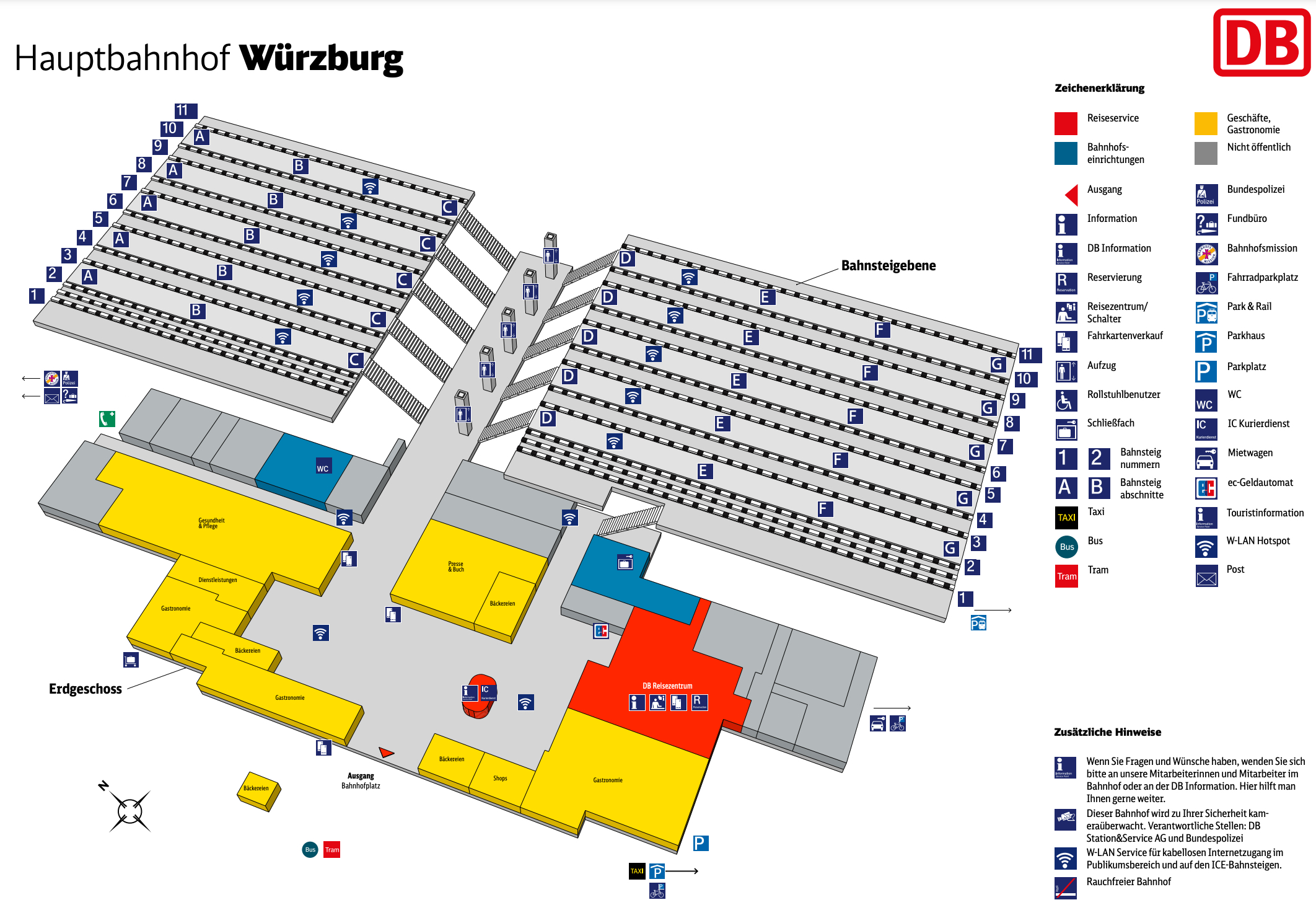 platform map