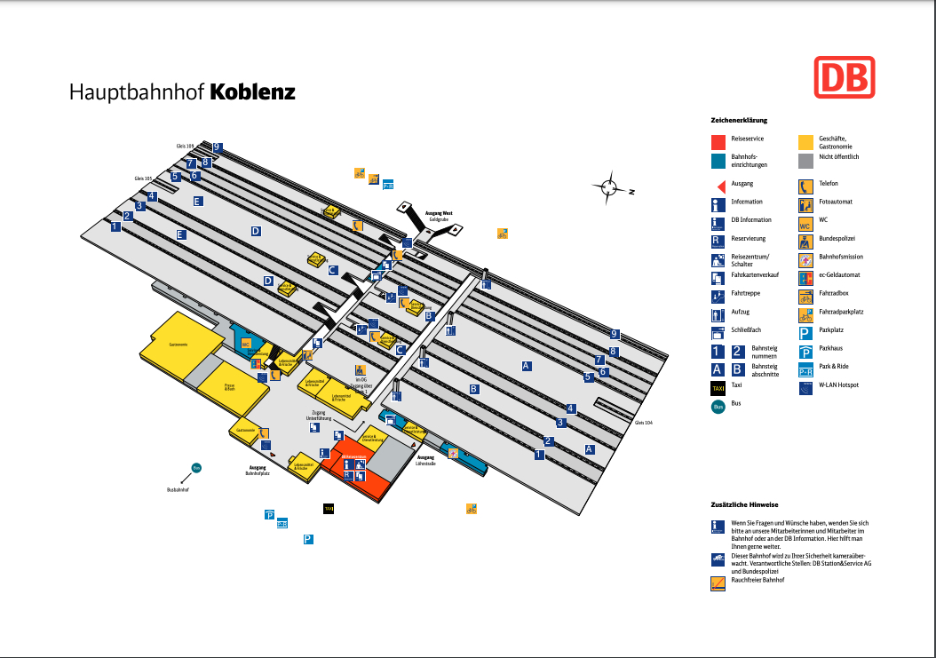 platform map