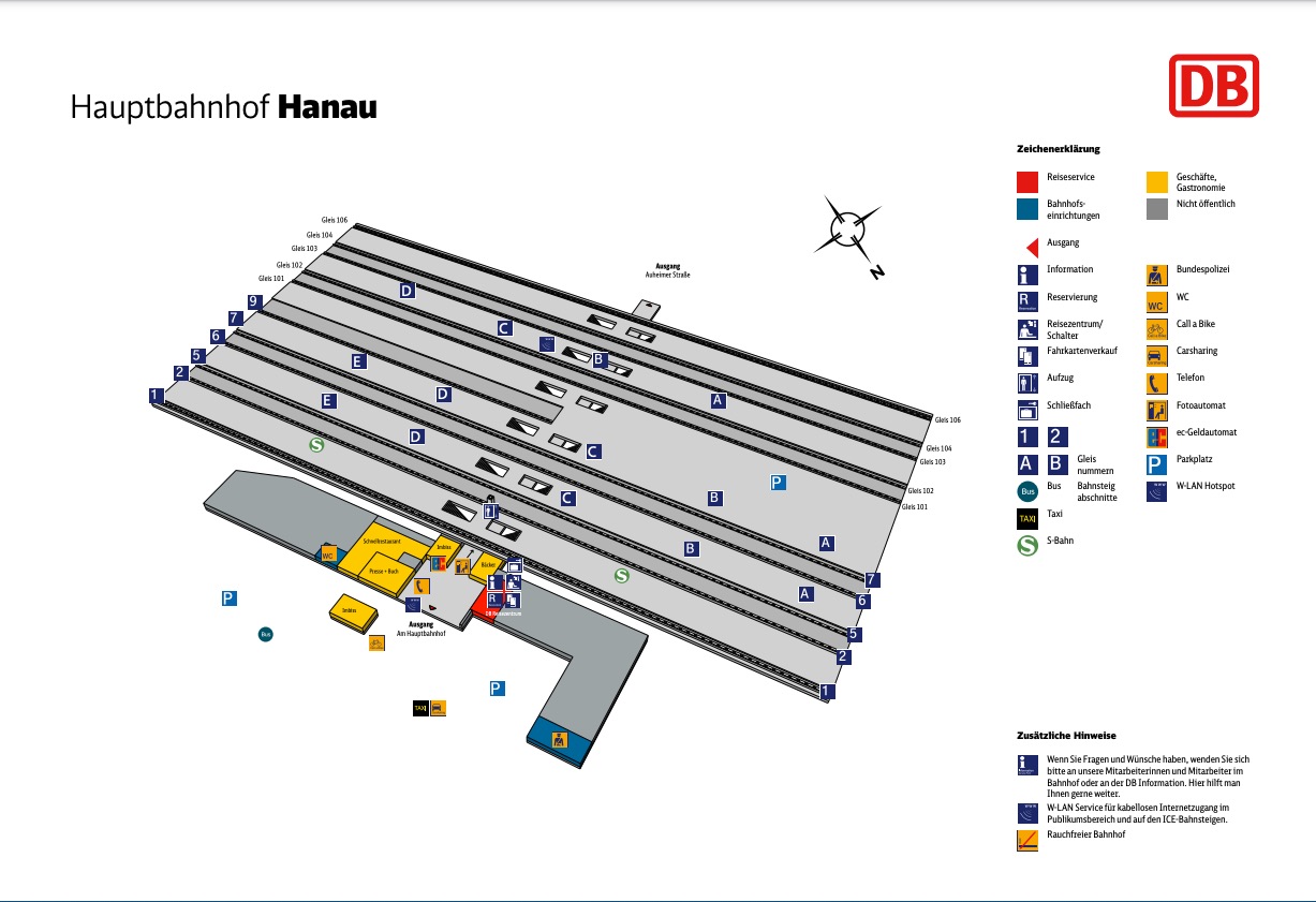 platform map