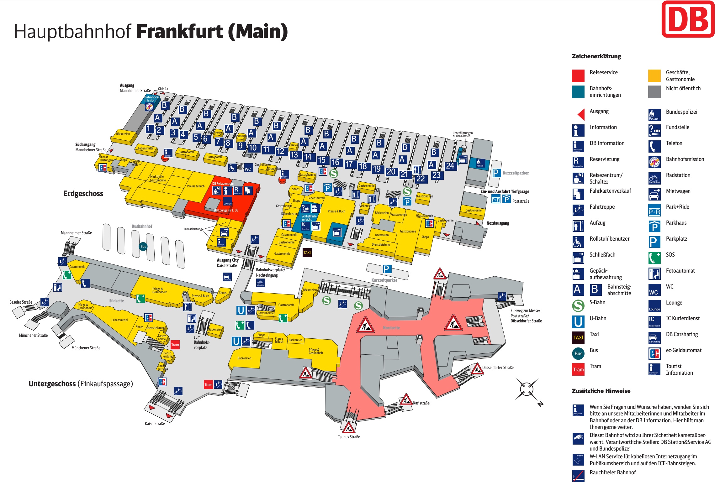 platform map