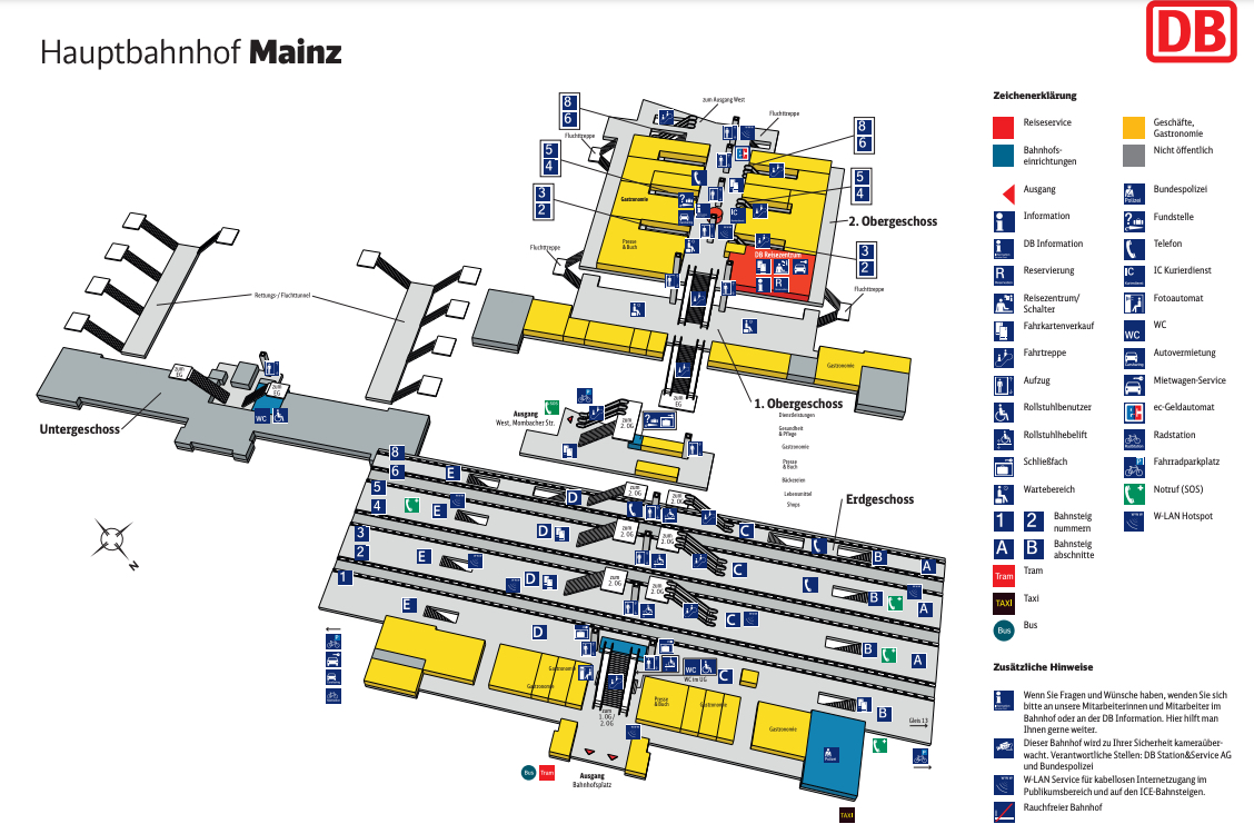 platform map