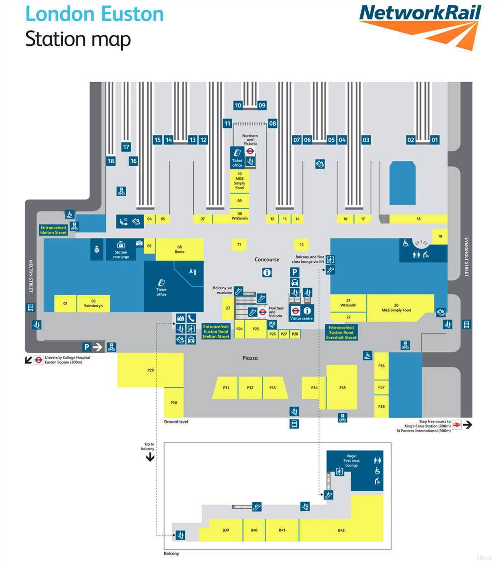 London Euston Station Inside Map  Hq