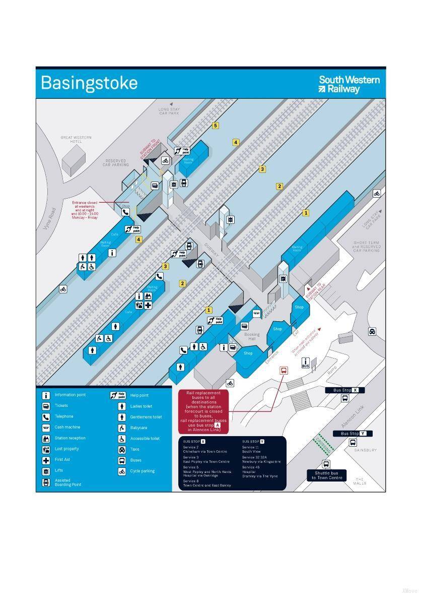 platform map
