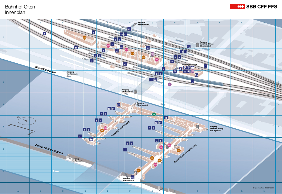 platform map