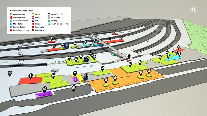 platform map