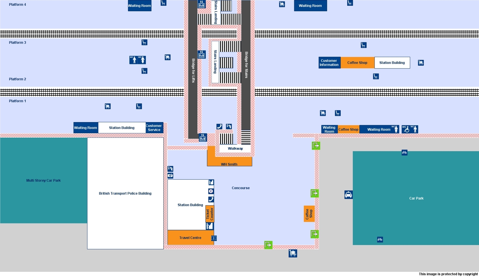 platform map