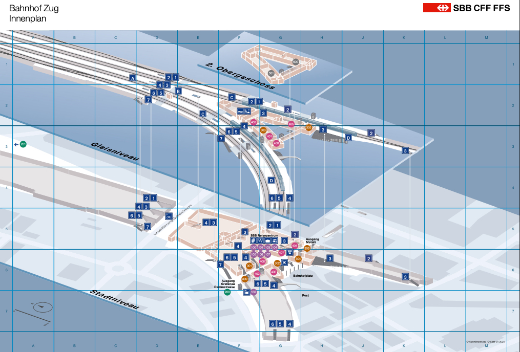 platform map