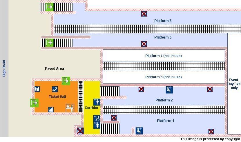 platform map