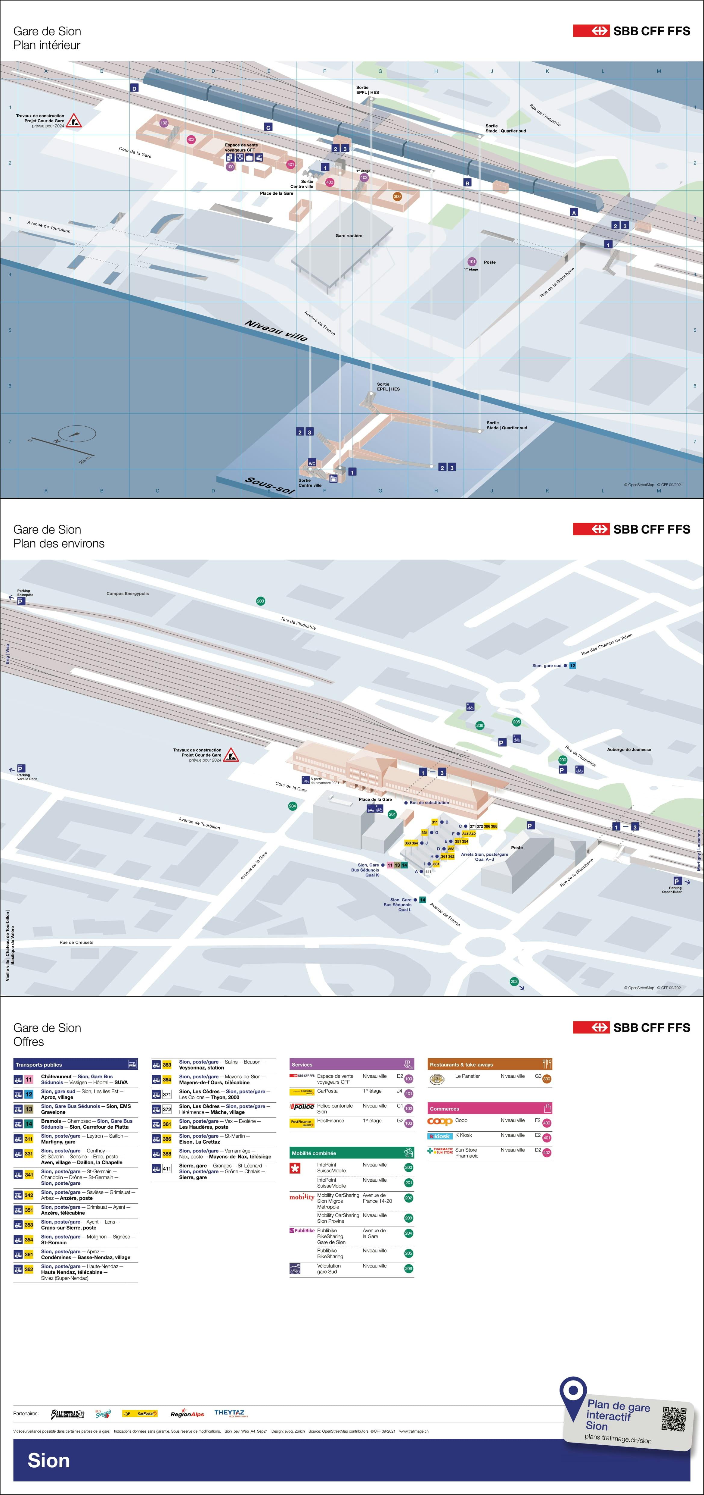 platform map